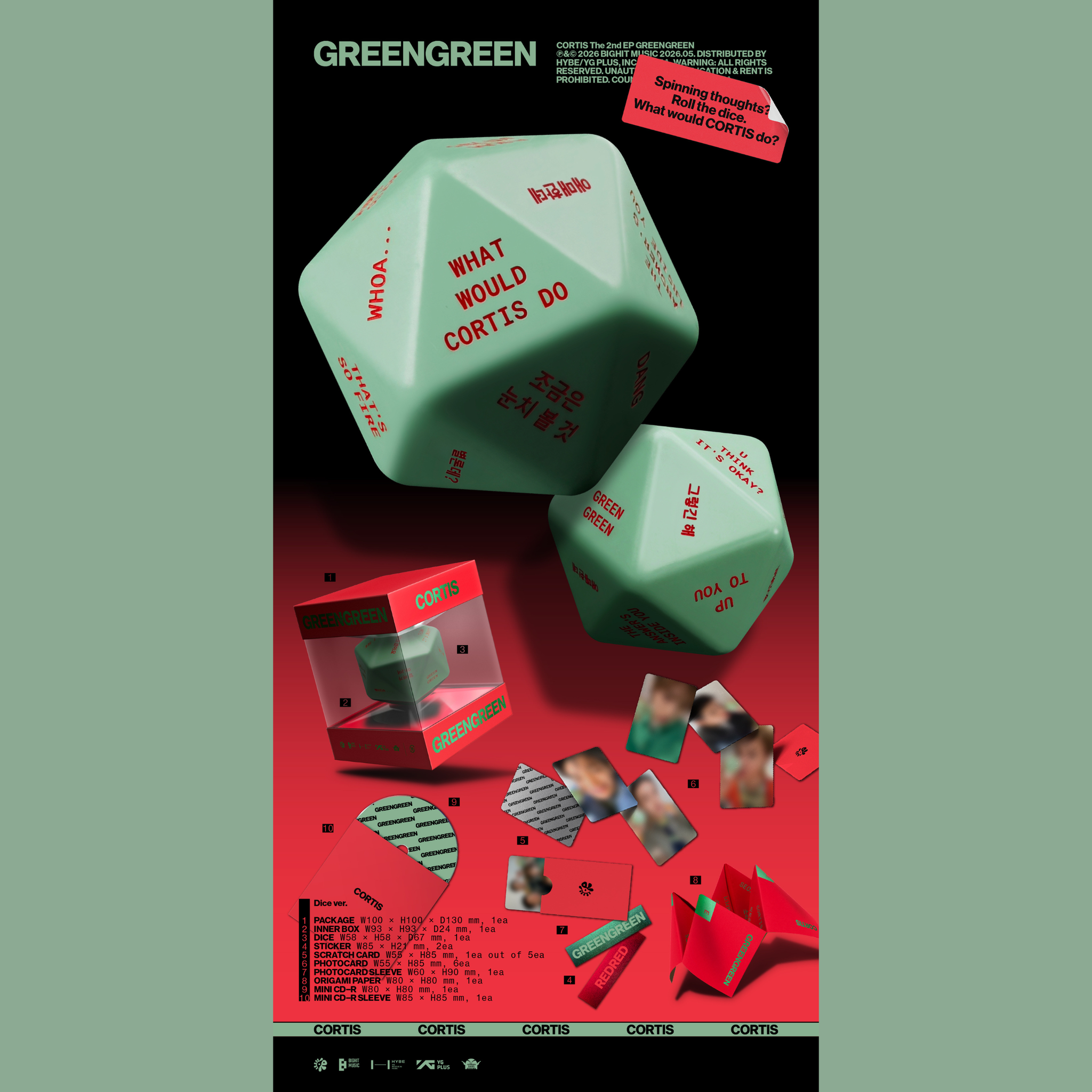 CORTIS - The 2nd EP GREENGREEN (Dice ver.)_1