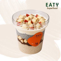Cinnamon Apple Choco Overnight Oat (367kcal)