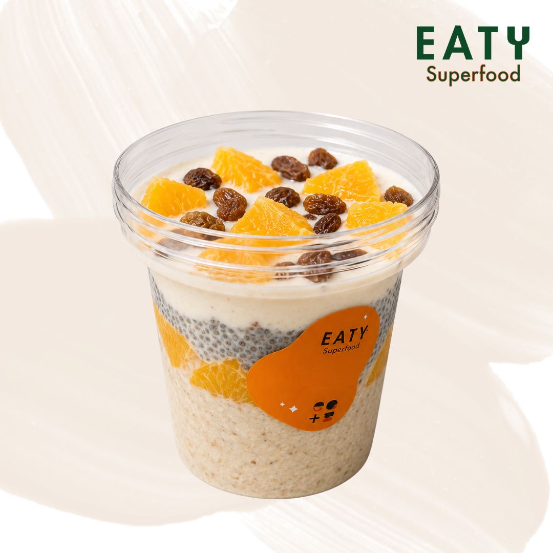 Orange Yuzu Overnight Oat (340kcal)