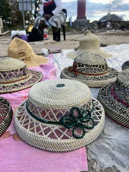 Ladies’ classy Basotho sunhats grafted by Basali grafts(Variants)