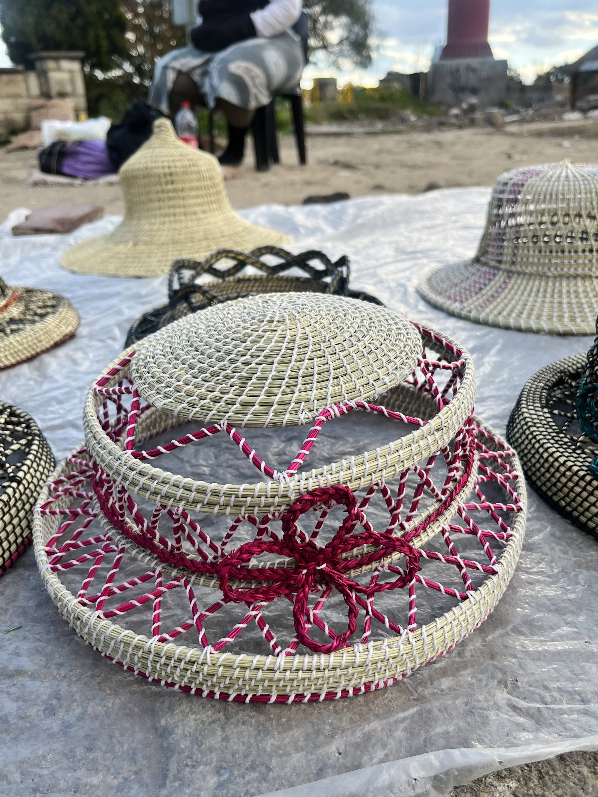Ladies’ classy Basotho sunhats grafted by Basali grafts(Variants)_3