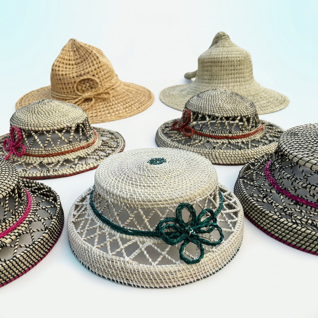 Ladies’ classy Basotho sunhats grafted by Basali grafts(Variants)_0