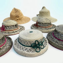 Ladies’ classy Basotho sunhats grafted by Basali grafts(Variants)
