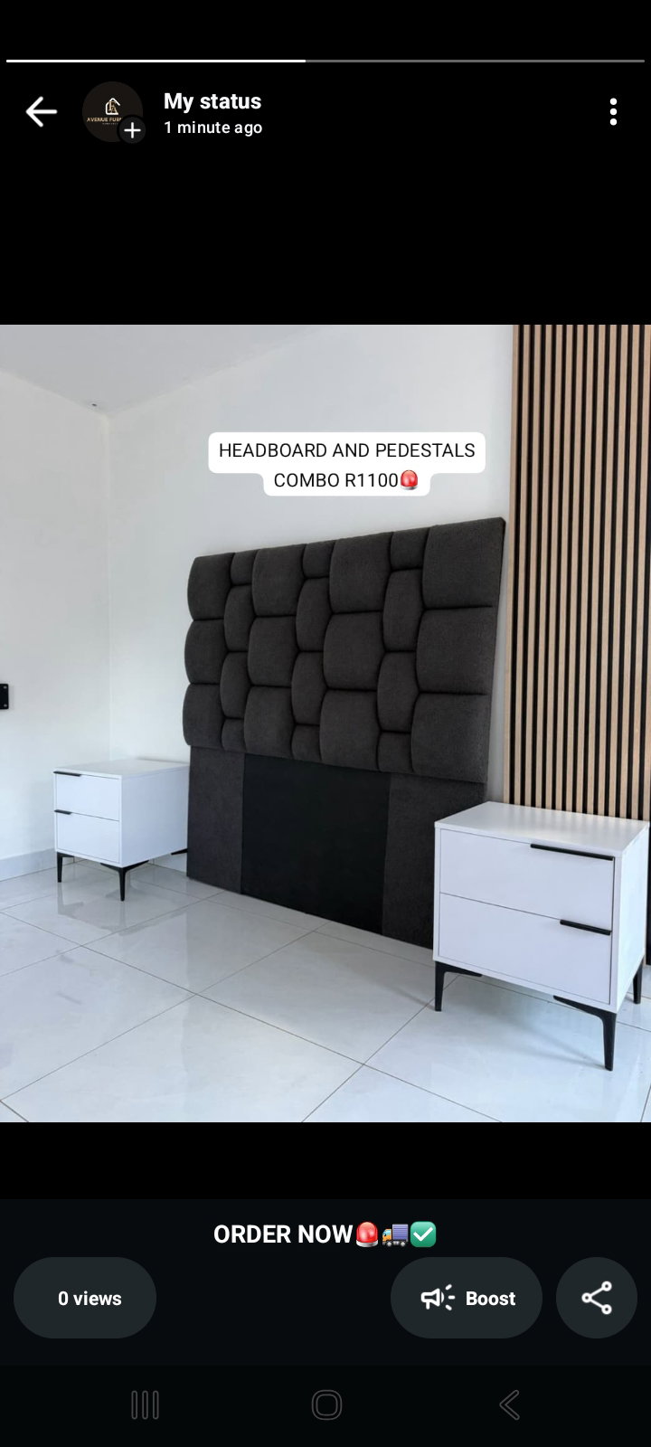 HEADBOARD AND PEDESTALS _0