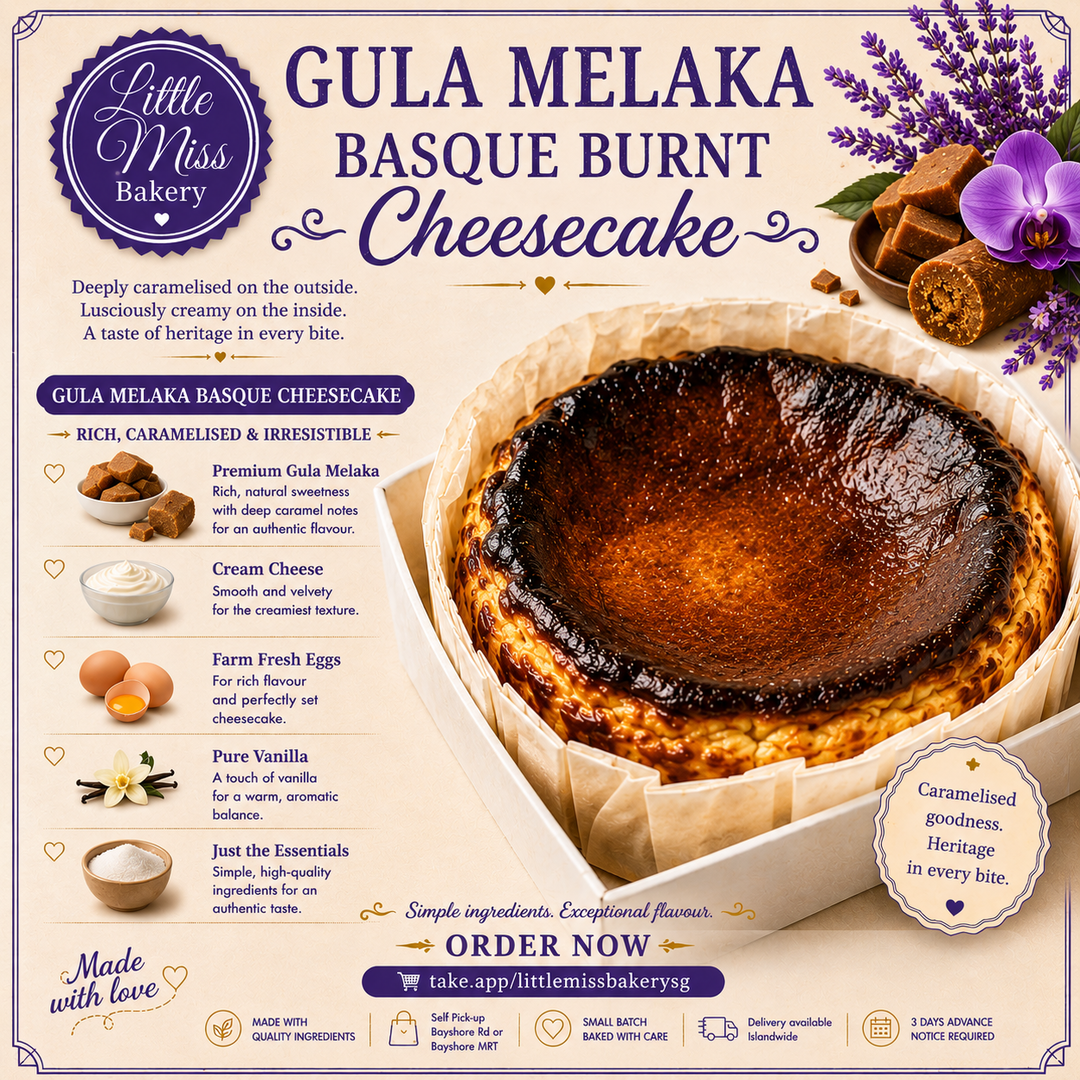 Gula Melaka Basque Burnt Cheesecake