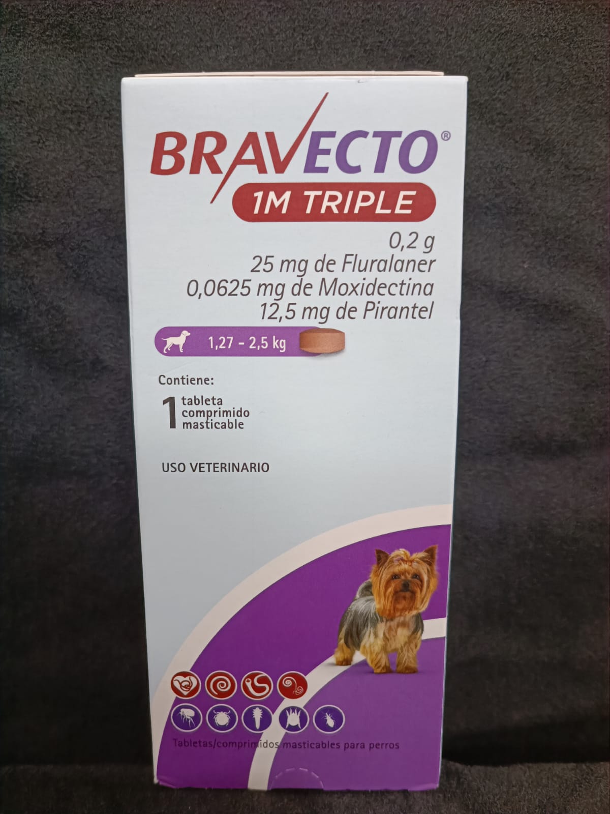 BRAVECTO 1M TRIPLE 1.27 – 2.5 KG 1TAB_0