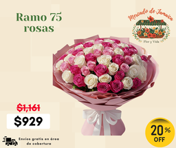 Ramo 75 rosas