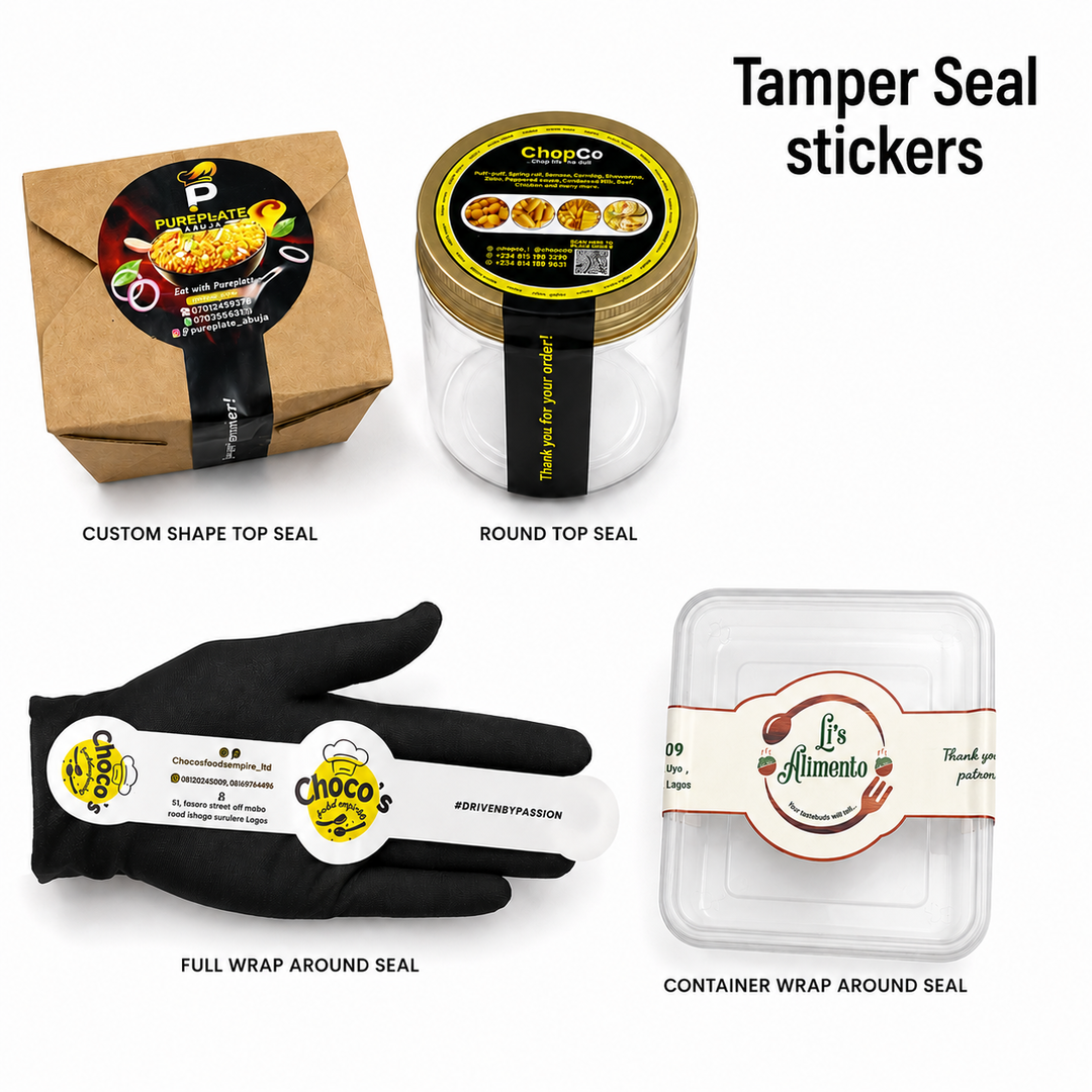 Tamper Seal Stickers 