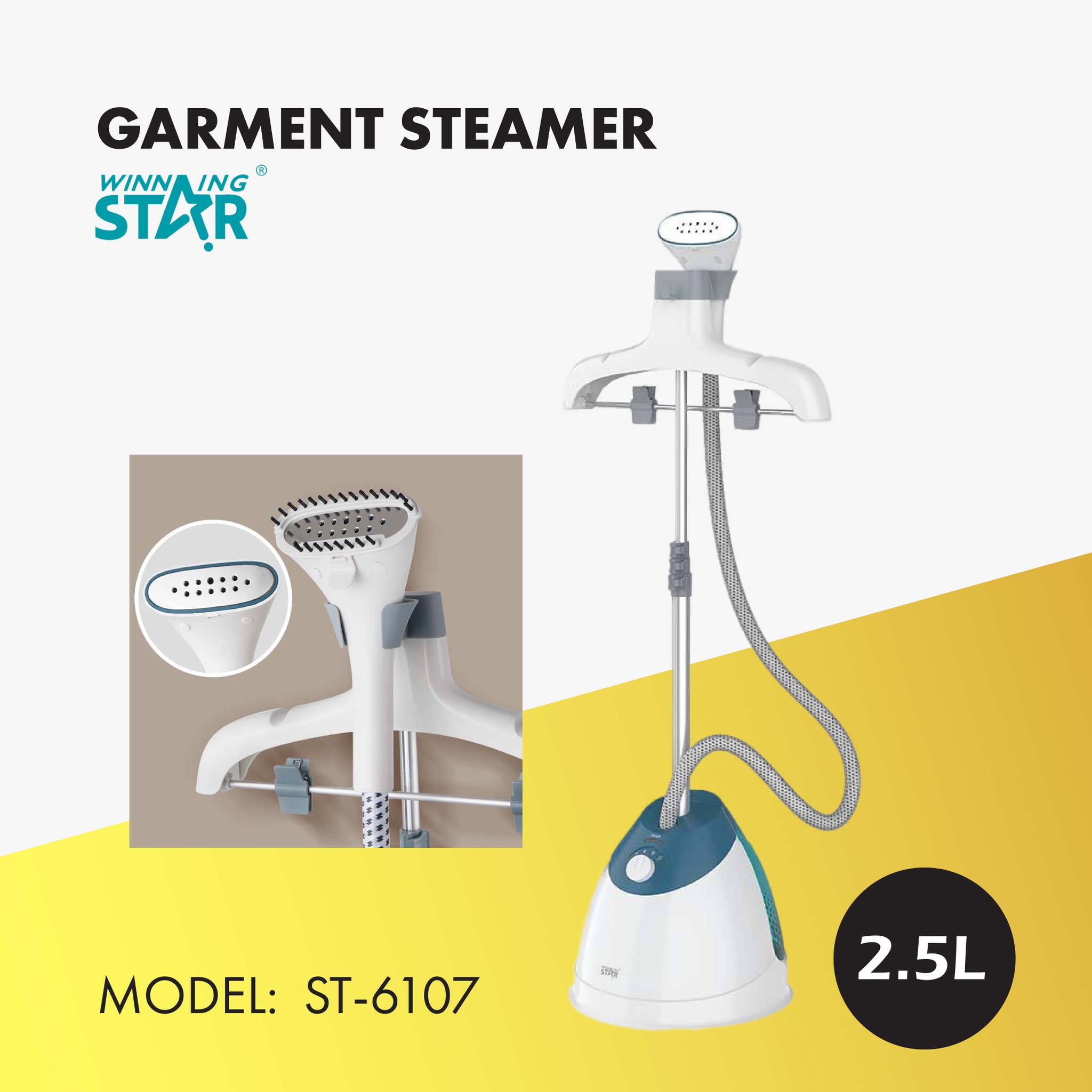 WINNINGSTAR GARMENT STEAMER ST-6107_0