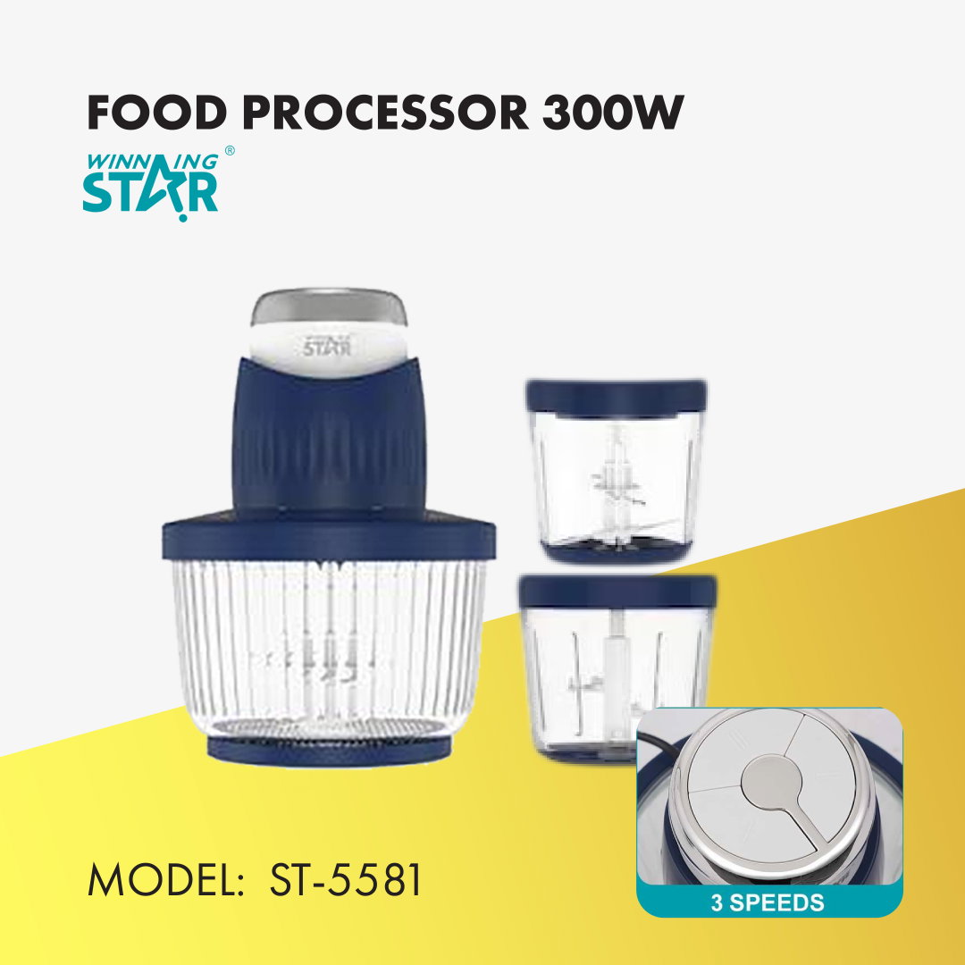 WINNINGSTAR 3 IN 1 FOOD PROCESSOR ST-5581
