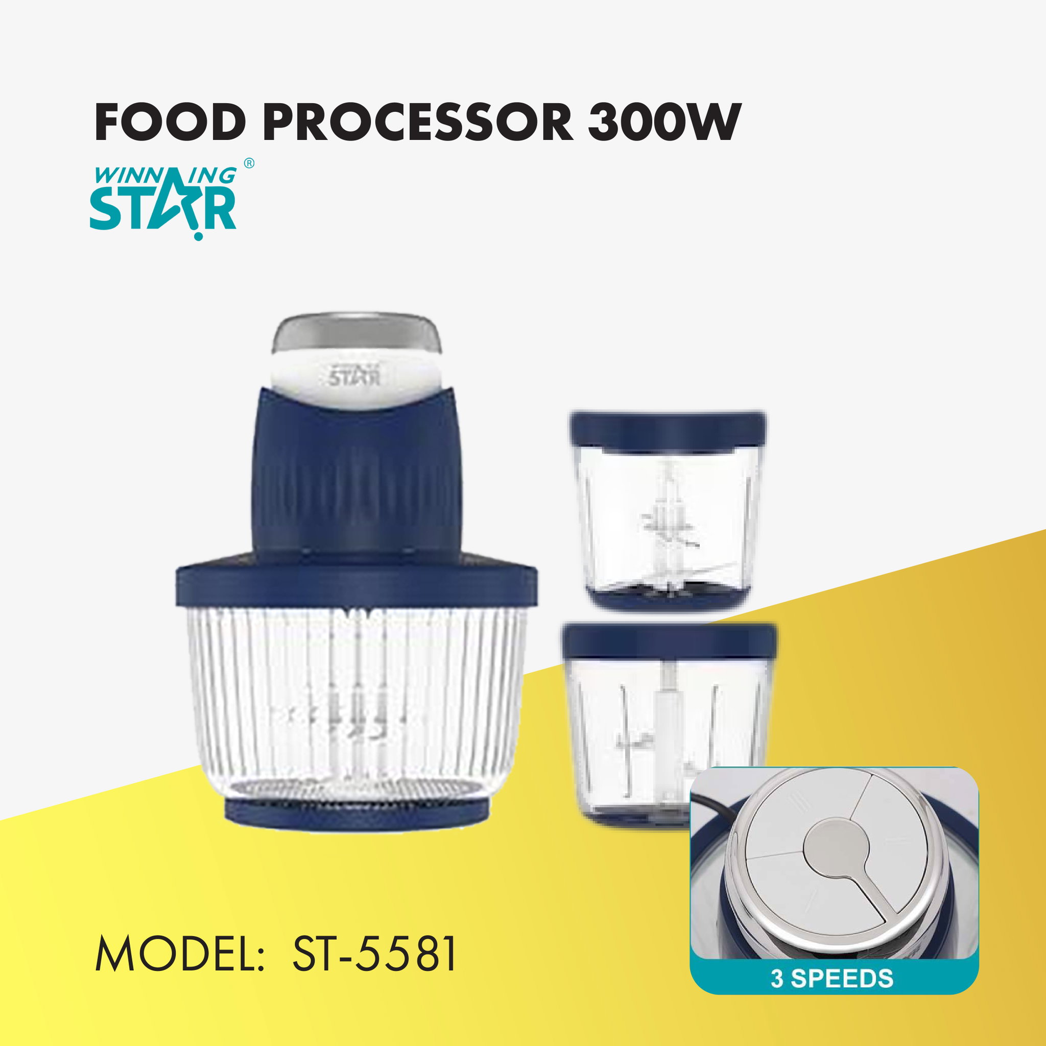 WINNINGSTAR 3 IN 1 FOOD PROCESSOR ST-5581_0
