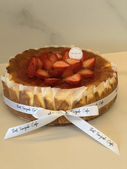 Strawberry Basque Cheesecake