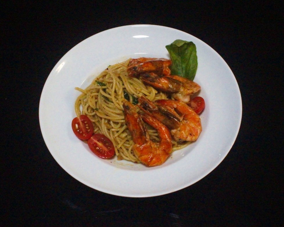 Grilled Prawn Pasta