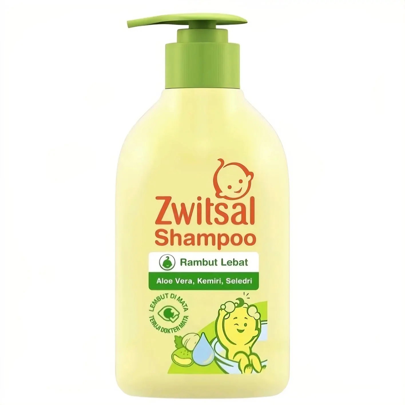 Zwitsal Shampoo Aloe,kemiri,sledri Botol-300ml_0