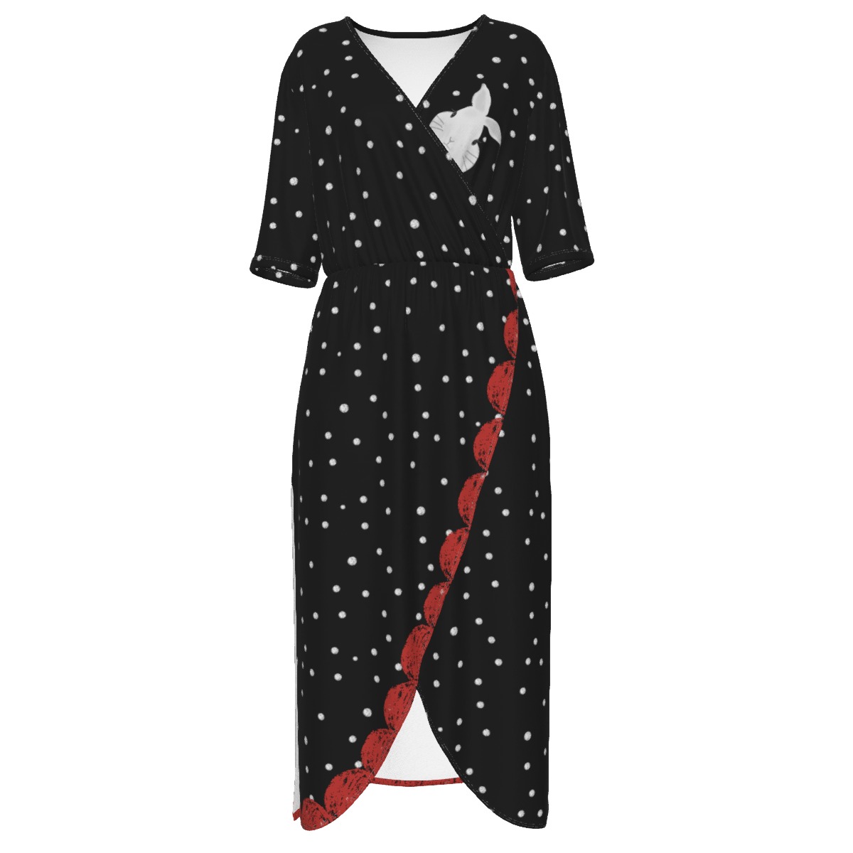 [Pre-Order] JOJO STYLE V-NECK DRESS_0
