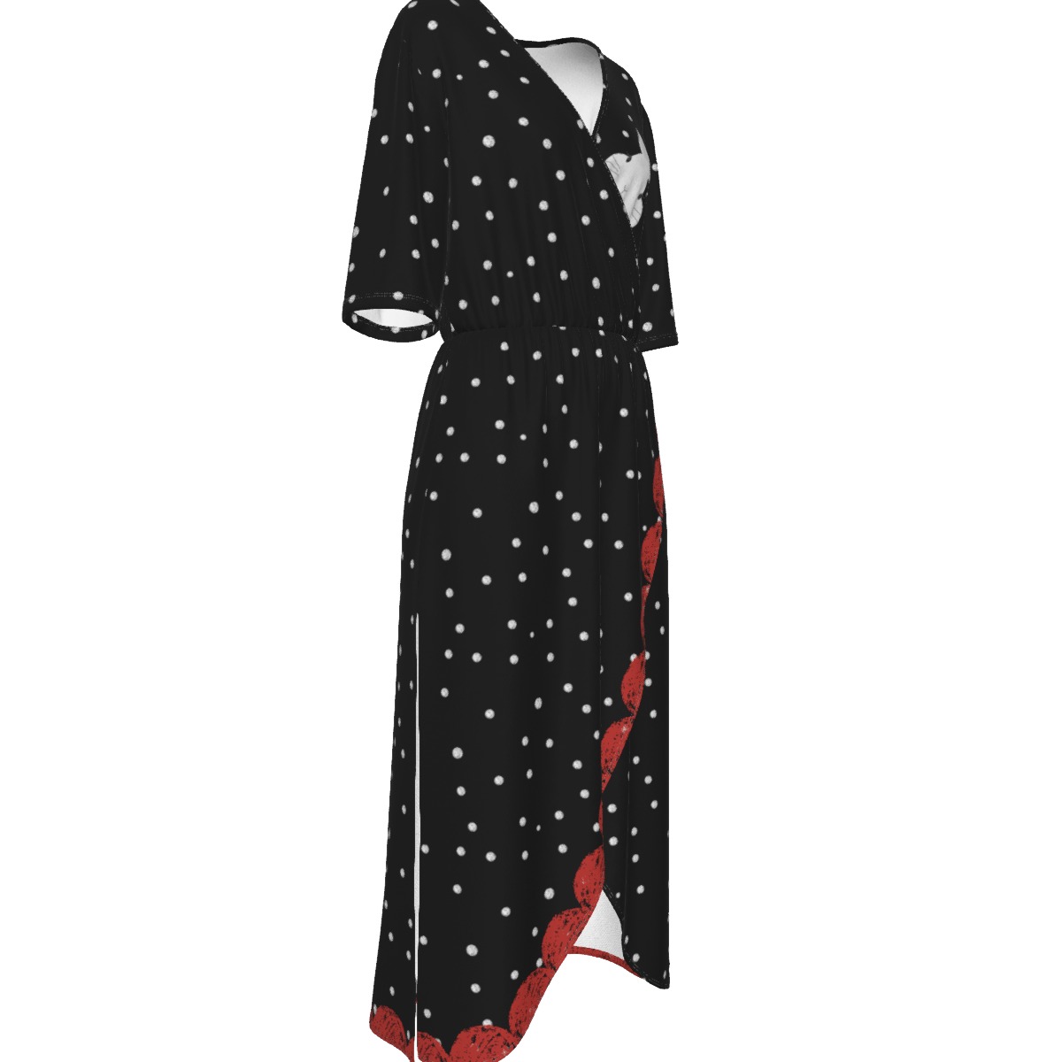 [Pre-Order] JOJO STYLE V-NECK DRESS_4