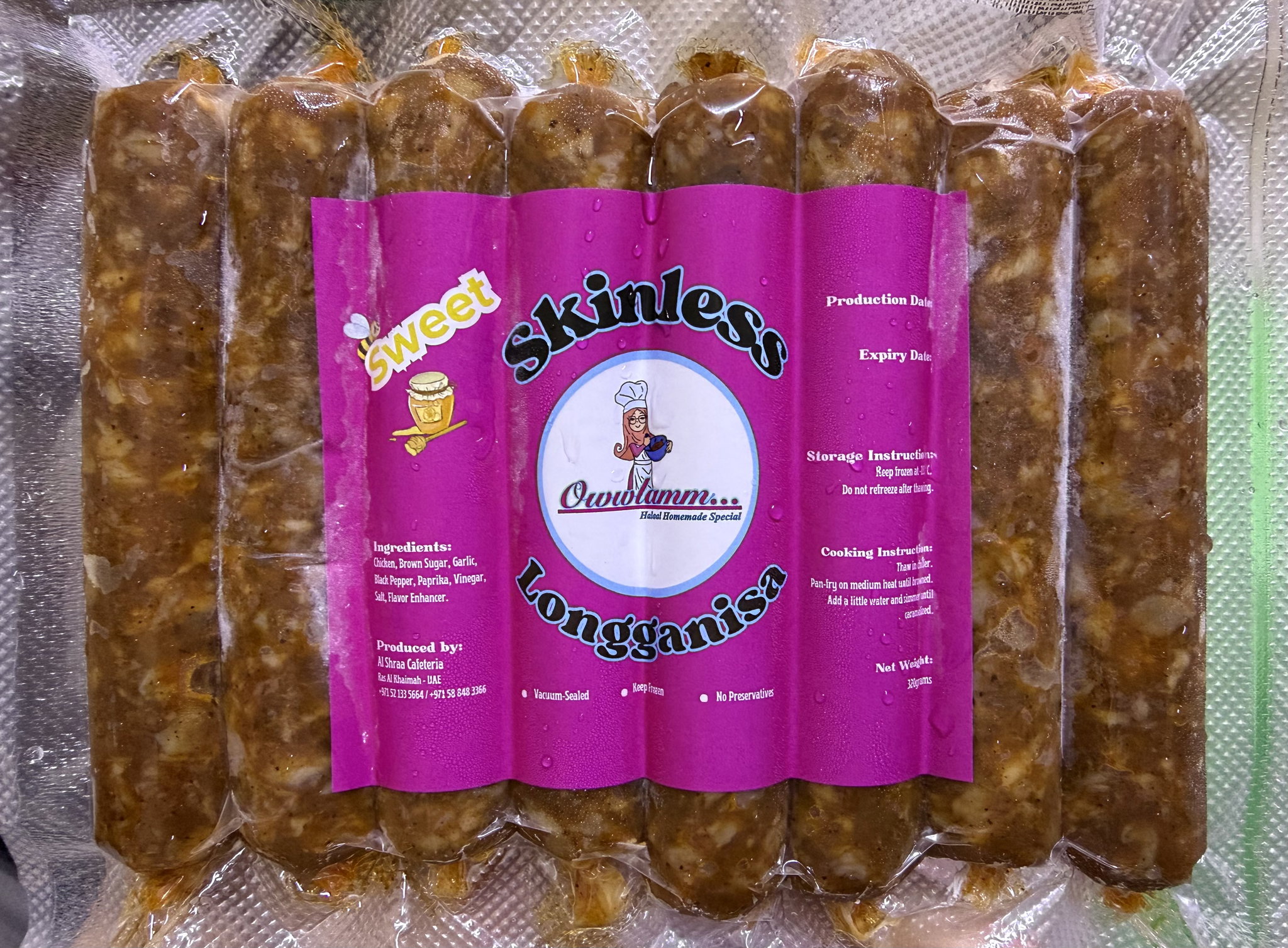 Skinless Sweet Longganisa (320g)_0