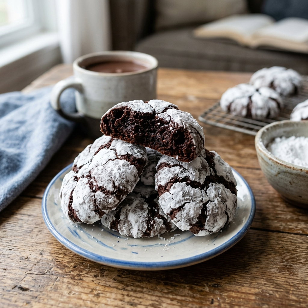 Chewy Chocolate Crinkle
