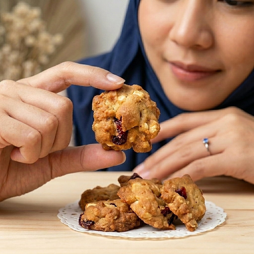 Cranberry White Choc Chip Cookies _1