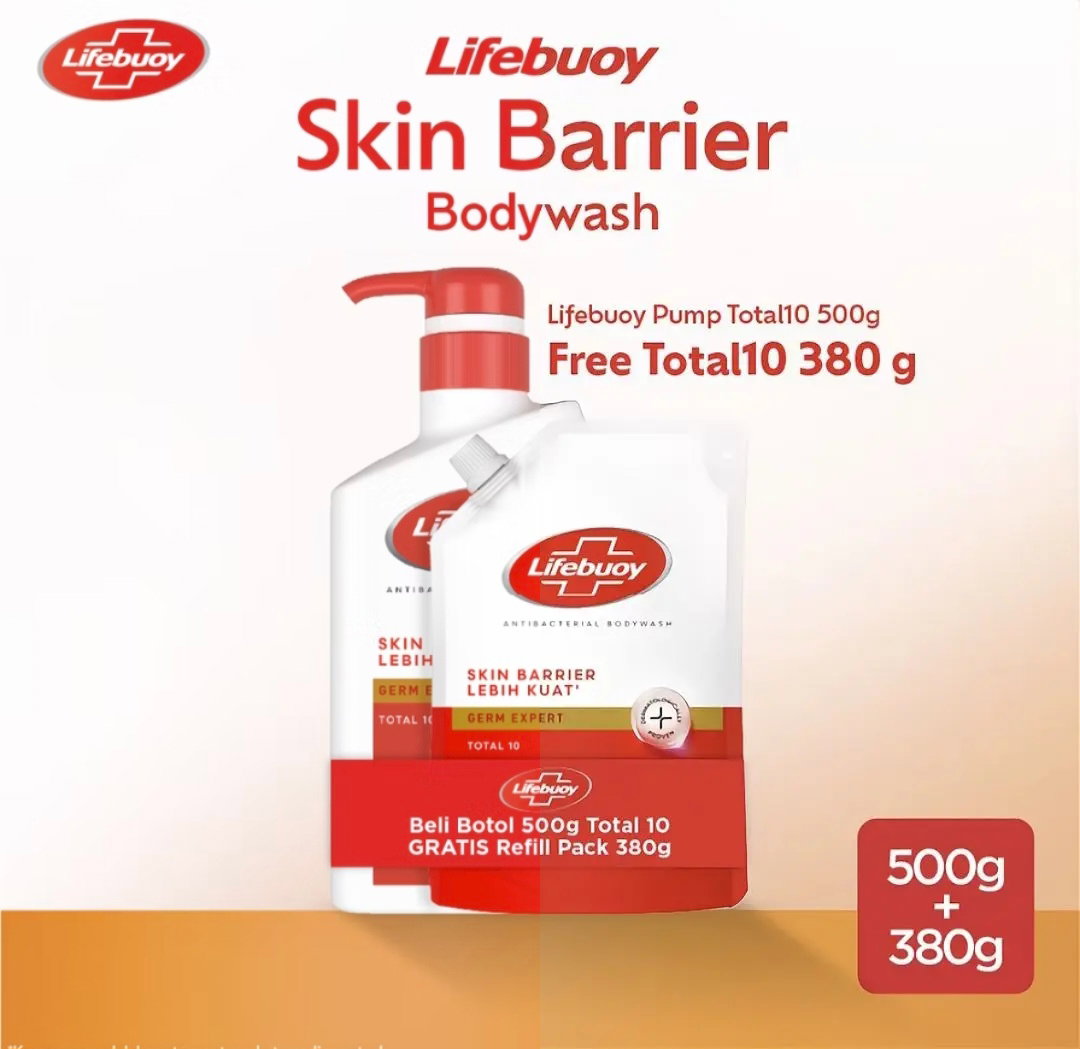 Lifebuoy Bw Botol 500g+Refil 380g Bundling_1