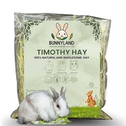 Bunnyland Timothy Hay for Rabbits, Guinea Pigs and(500 Grams)  