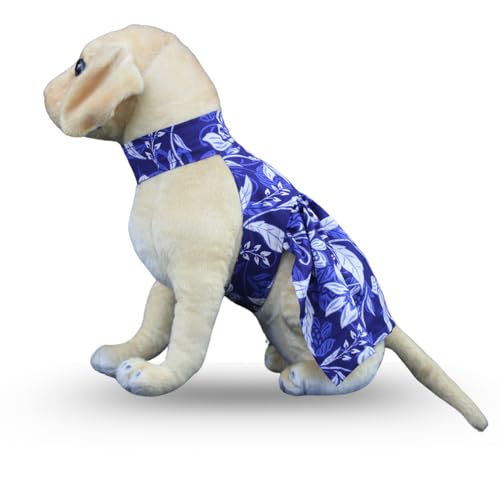 Lulala Floral Print Dog Dress, Summer Pet Frock with Daisy Pattern
