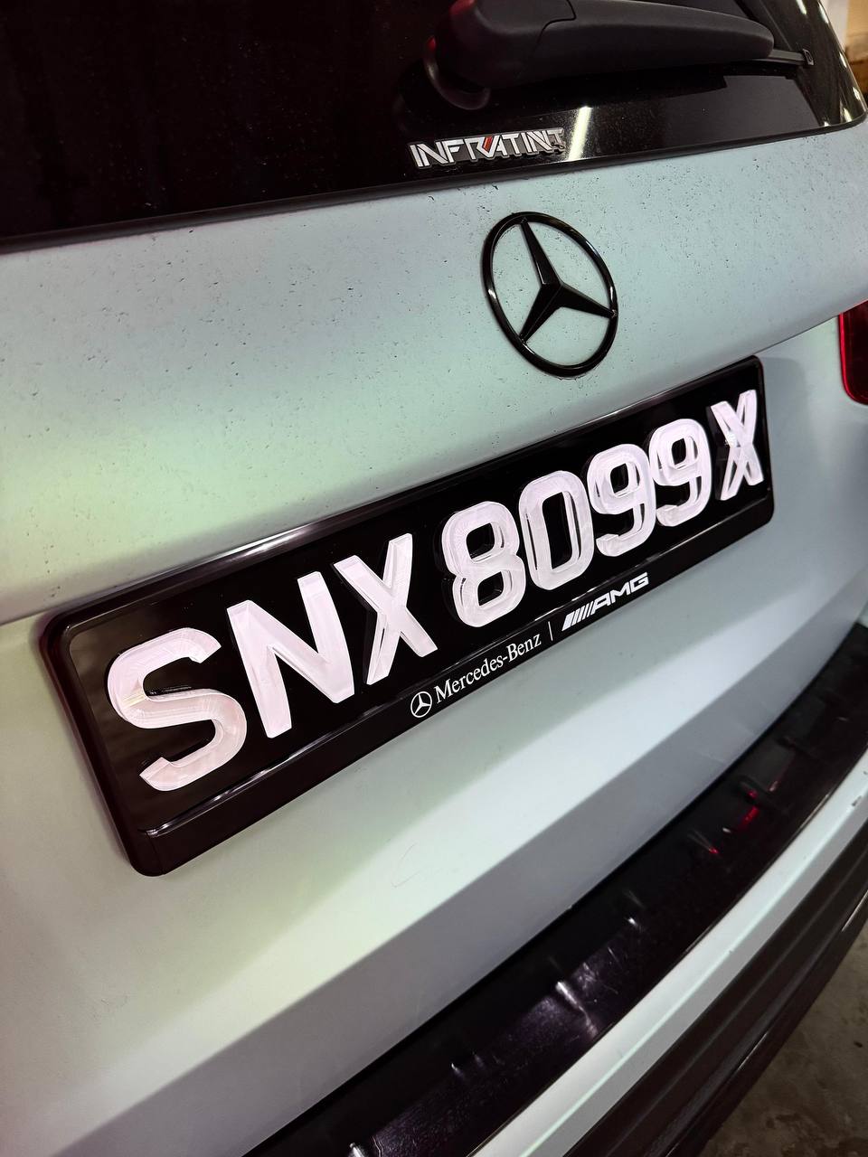 💎 4D Crystal Pot Belly Car License Plates_1