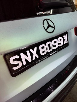 💎 4D Crystal Pot Belly Car License Plates
