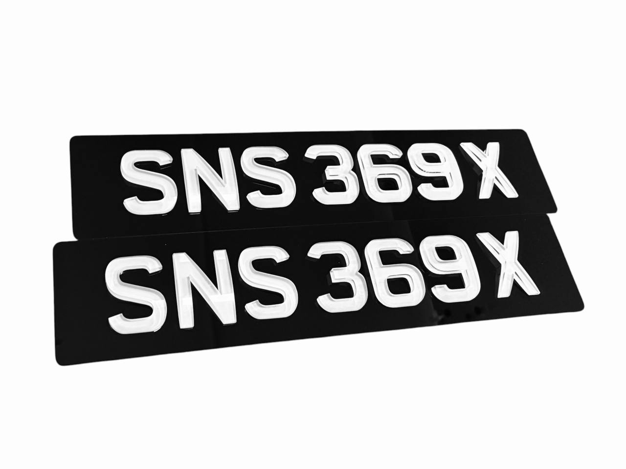 💎 4D Crystal Pot Belly Car License Plates_7