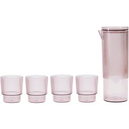 Carafe avec verres 5 pièces