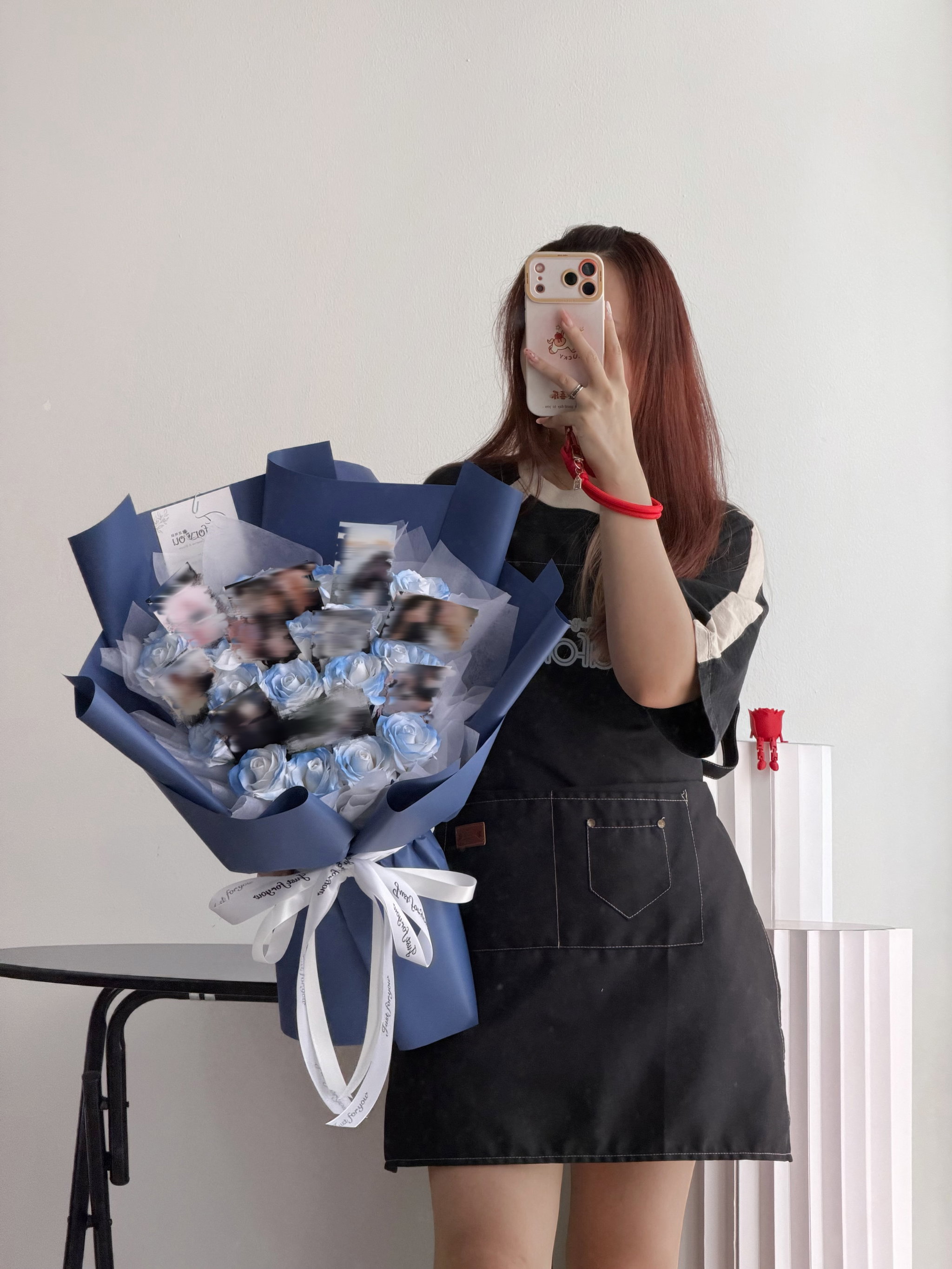 ( pre-order)  Customize Photo Soap Rose Bouquet _1