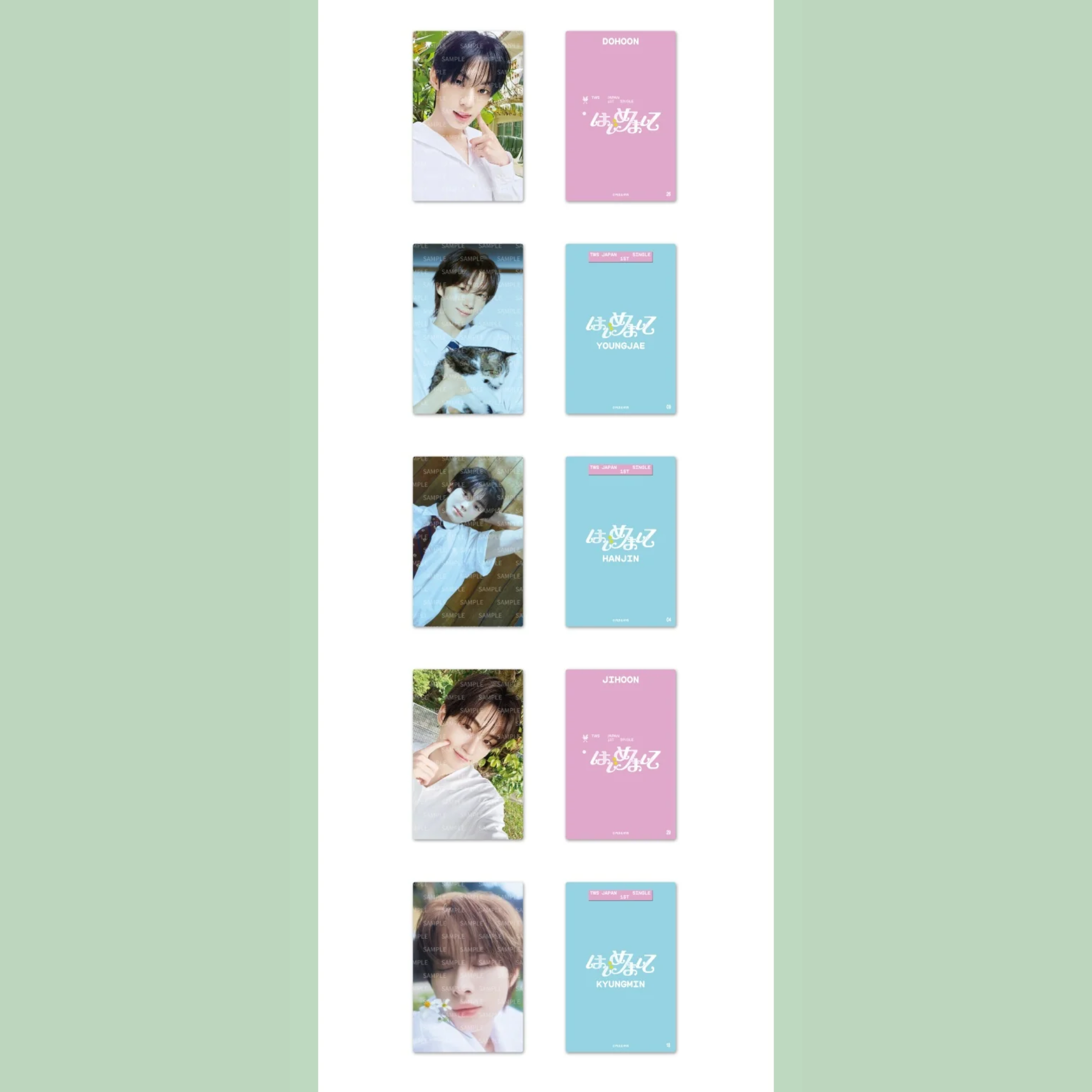TWS <NICE TO MEET YOU AGAIN> JAPAN TRADING CARD_2