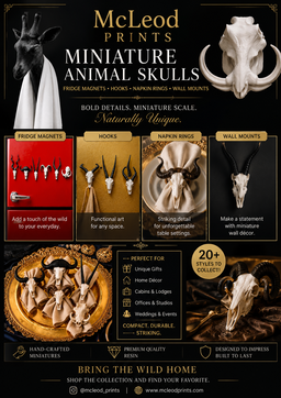 Animal Skulls with Stands
