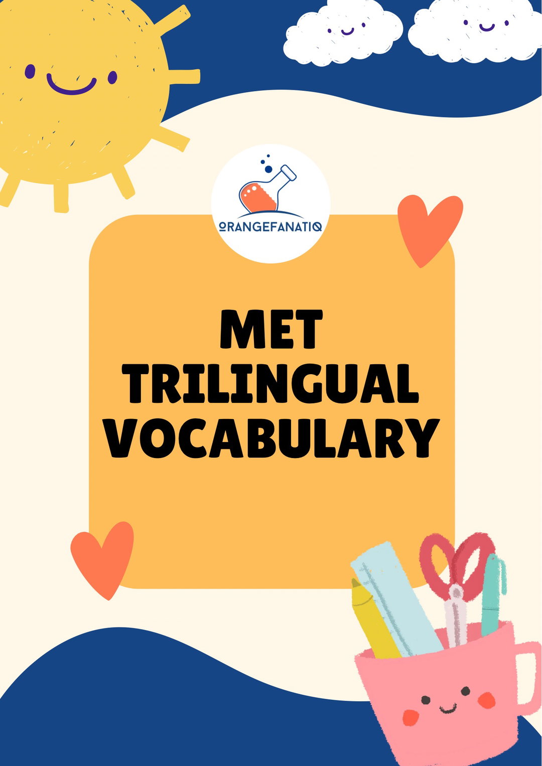 Trilingual Vocabulary List, Set A & Set B