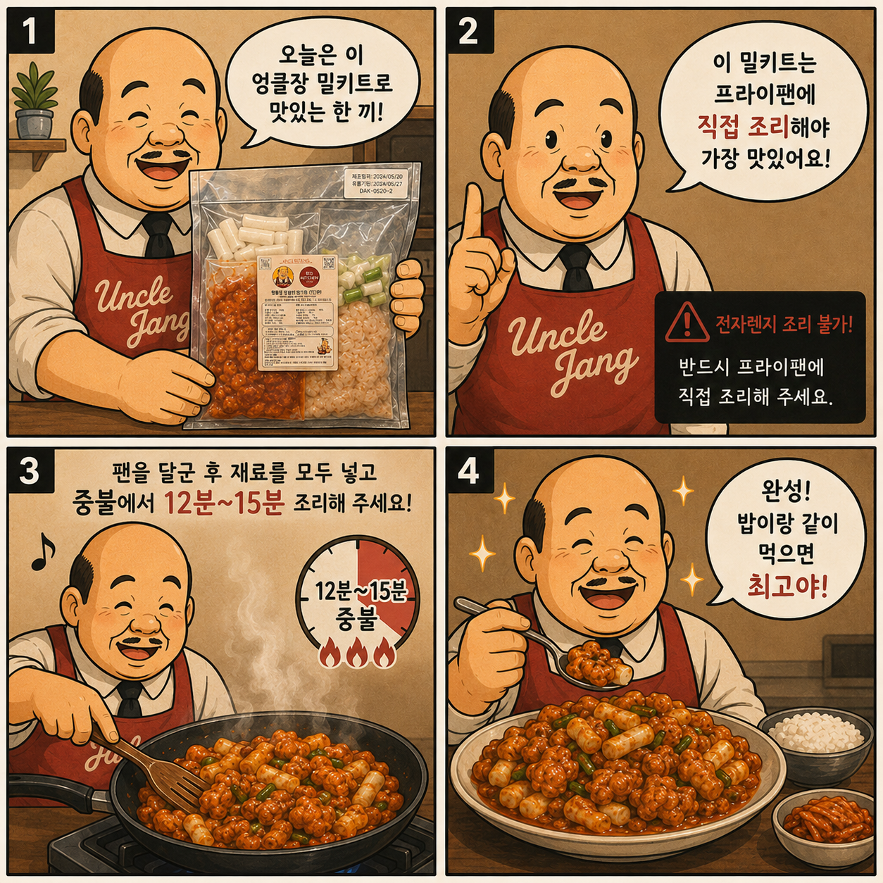 오리지널 닭갈비 2인분(비조리) Dakgalbi 2pax_6
