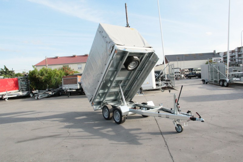 REMOLQUE CON CAJA BASCULANTE HIDRÁULICA HUMBAUR HUK 3052 Y 3055_0