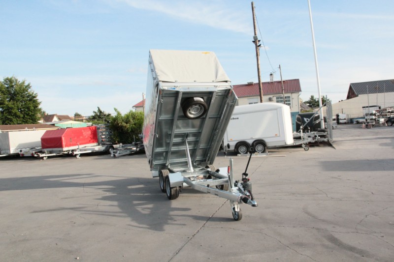 REMOLQUE CON CAJA BASCULANTE HIDRÁULICA HUMBAUR HUK 3052 Y 3055_4
