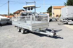 REMOLQUE CON CAJA BASCULANTE HIDRÁULICA LIDER 39614 PE 