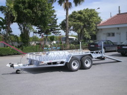 Remolque portamáquinas para maquinaria pesada 
