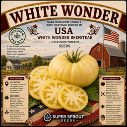 🍅WHITE WONDER/GREAT WHITE BEEFSTEAK TOMATO🍅 x 10 seeds