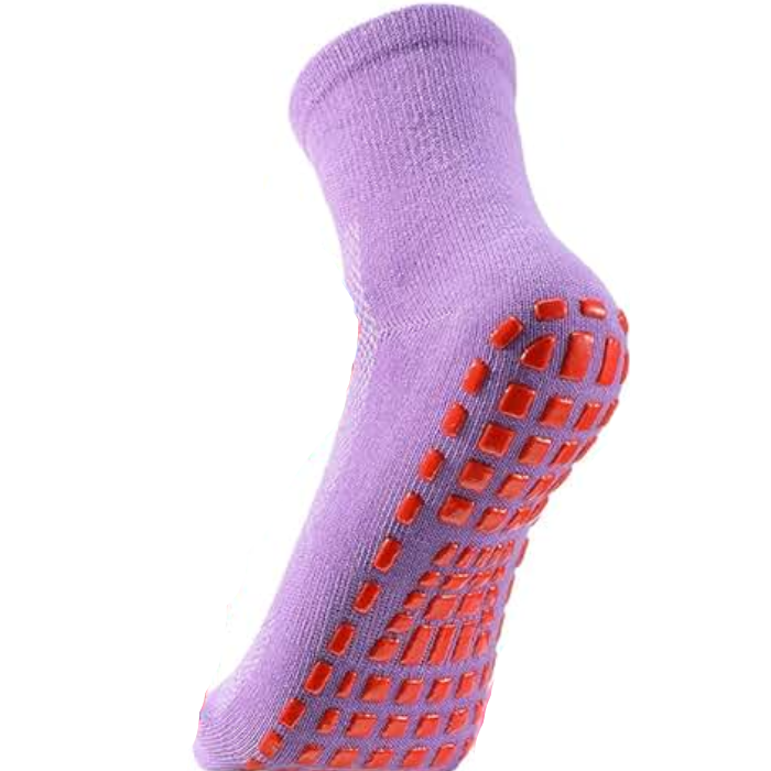 Anti-Slip Socks L - Purple