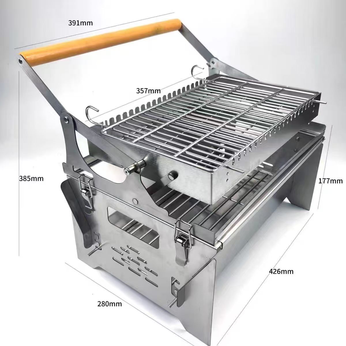 🔥🔥 FOLDABLE ROTATING BBQ GRILL 🔥🔥_0