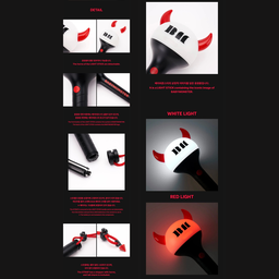 BABYMONSTER - OFFICIAL LIGHT STICK (+1 Random Photocard)