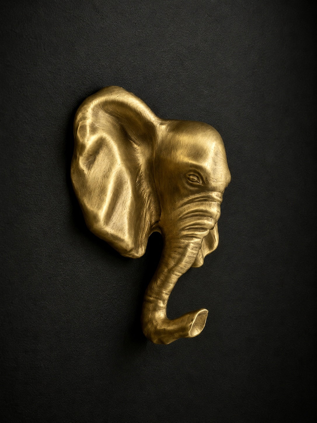  Miniature Animal Bust Wall Hooks SET_5