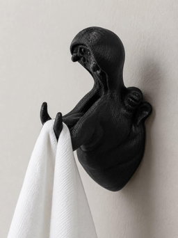  Miniature Animal Bust Wall Hooks SET