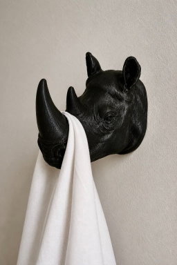  Miniature Animal Bust Wall Hooks SET