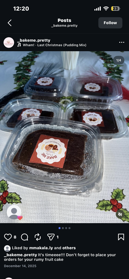 Fruit cakes