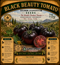 BLACK BEAUTY TOMATOES x 10+ seeds