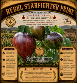 🍅REBEL STARFIGHTER PRIME TOMATO🍅 x 10 organic seeds