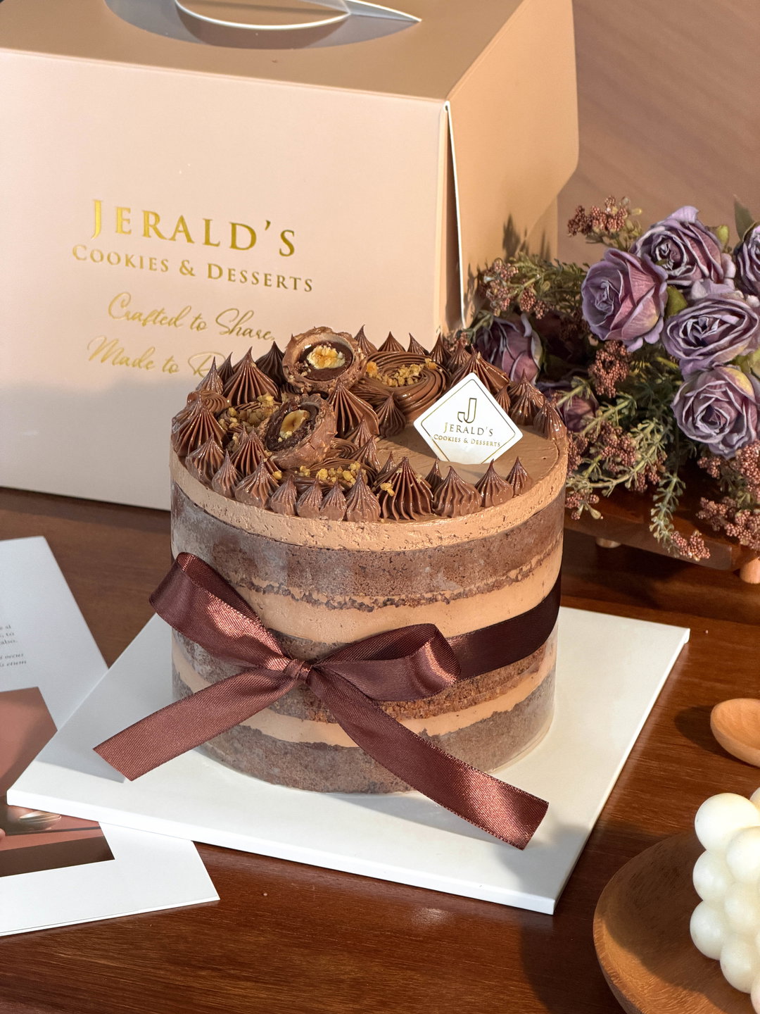 Dark Chocolate Hazelnut Whole Cake